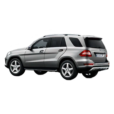 2011 Mercedes suv grey sticker