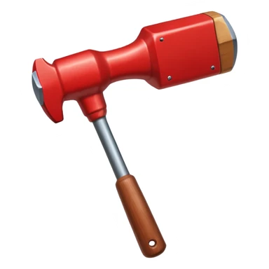 big red hammer sticker