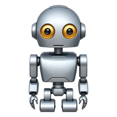 ai robot, minimal, geometric, modern sticker