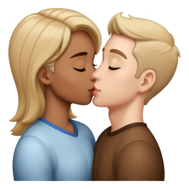 Someone kissing my friend  sticker