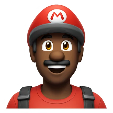 Mario with a VR headset  sticker