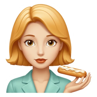 Female and Butterscotch éclair combined  sticker