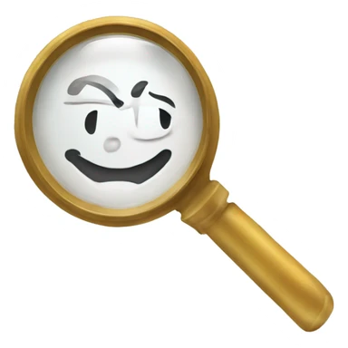 magnifying glass with a discount label sticker