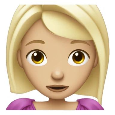 White blonde princess crying while drinking wine and working on a laptop sticker