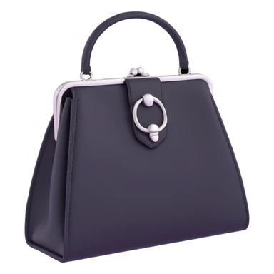 Black goth purse sticker