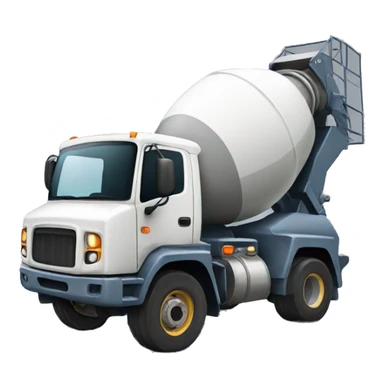 Concrete mixer sticker
