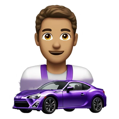 purple toyota gt86 sticker