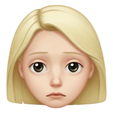 Very tired and depressed sticker