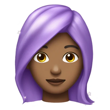 Light Purple sparkly lotion sticker