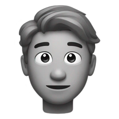 Twitch kappa emote black and white sticker