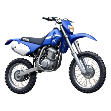 blue yamaha 250 dirt bike sticker
