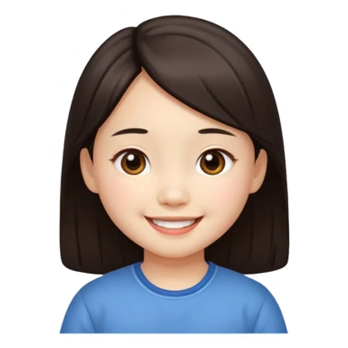 5 yo chinese girl sticker