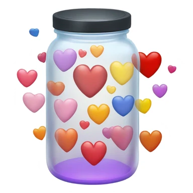 A jar of hearts sticker