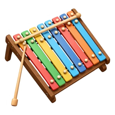Xylophone instrument sticker