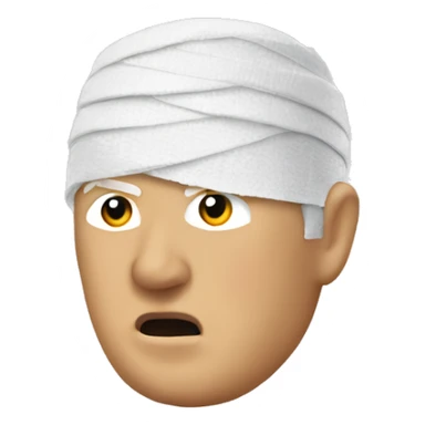 Trump ear bandage sticker