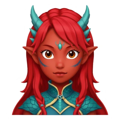 Anime She/Them  DragongirlRed sticker