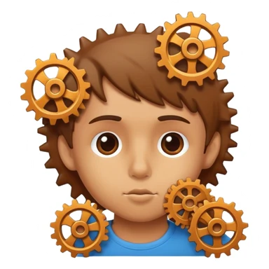 Boy Kiss a Gears sticker