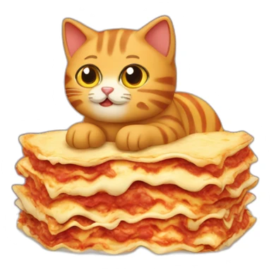 lasagna cat sticker