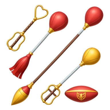 make emojies for all the quidditch equipment sticker