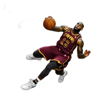 Lebron james qui dunk sticker