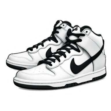 nike panda dunk  sticker