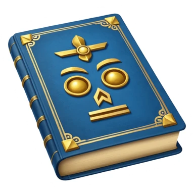 Blue book on which one it writes: Source of truth is Orako. sticker