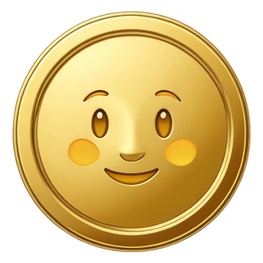 gold coin sticker