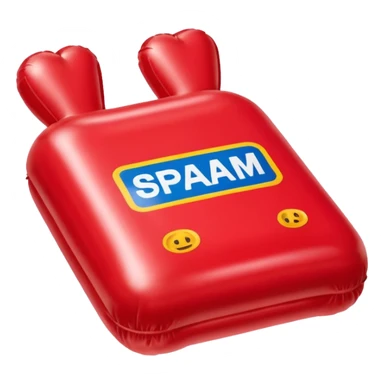  paris SPAM meat jeff koons style inflatable sculpture art painting  sticker