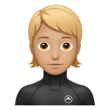 diver wetsuit sticker