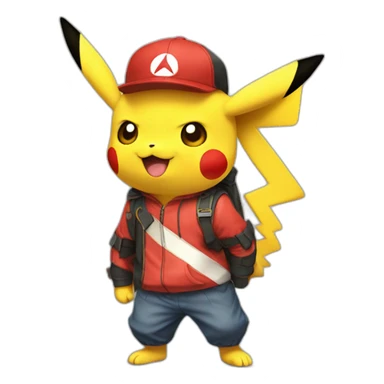 Pikachu rayo sticker