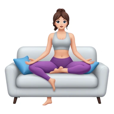 kylie janner in yoga pants on couch sticker