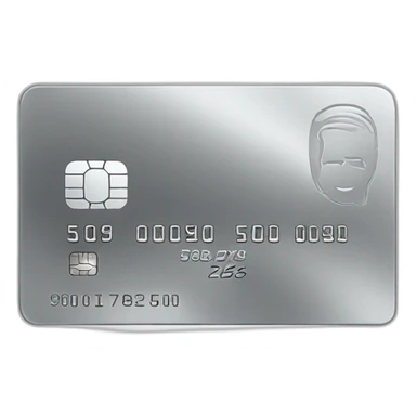 platinum credit card sticker
