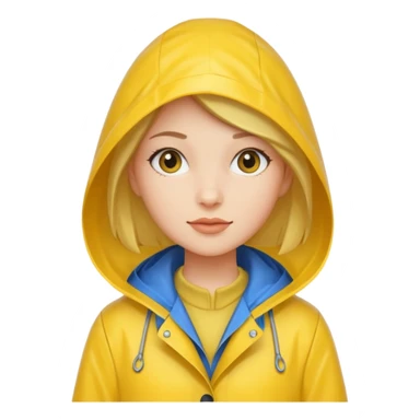 fotographer woman with rain coat sticker