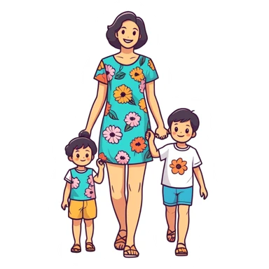 Mother’s Day walk sticker