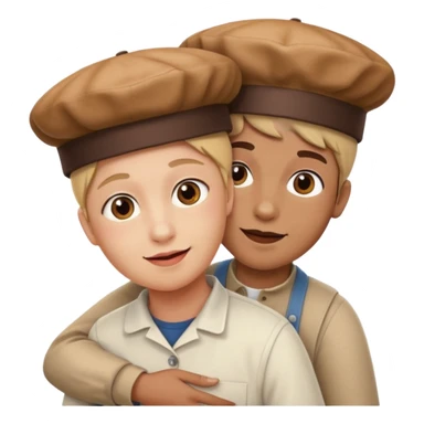 Piggy back baker sticker