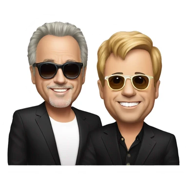 Billy joel and elton john sticker