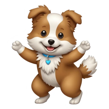 ik wil een hond die danst sticker