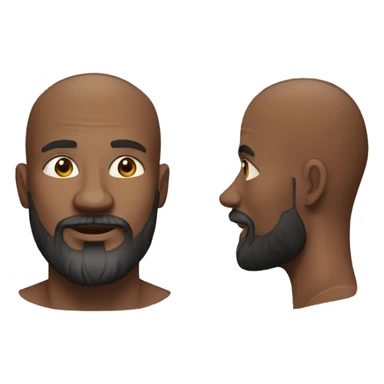 homme age 45 ans  nord d'afrique avec barbe petite sticker