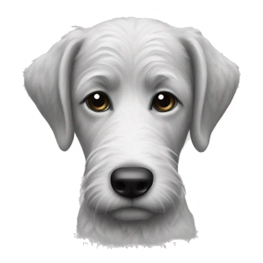 Half Black and white doodle sticker