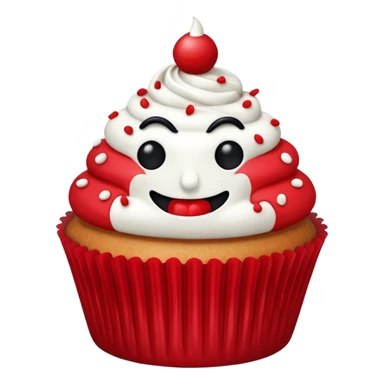 Terrifier cupcake sticker