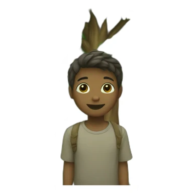 boy wit the tree sticker