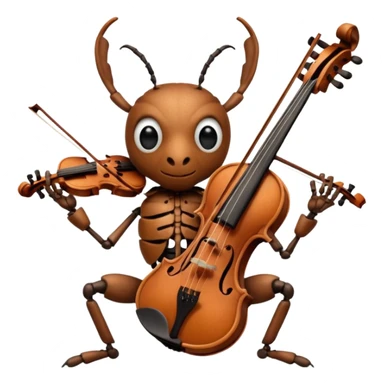 Musician Beetle sticker