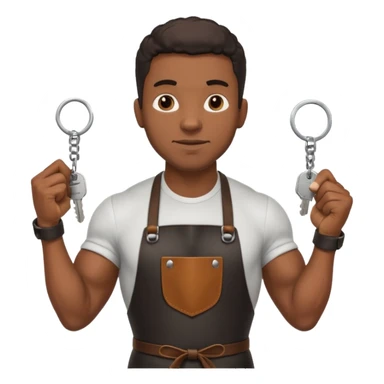 black locksmith man sticker