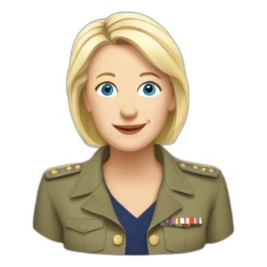 France Marine Lepen political sticker