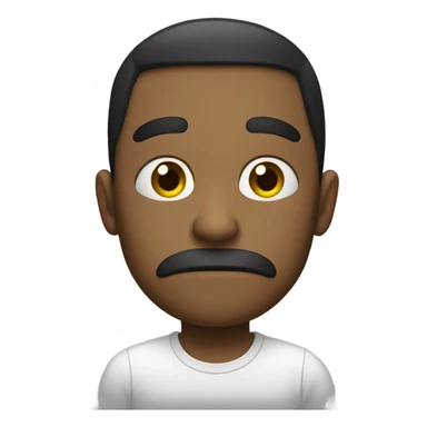 Triste com pirulito na boca  sticker