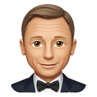 James Bond daniel craig sticker