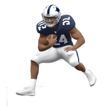Saquon Barkley backwards hurdle  sticker
