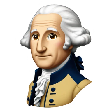 George Washington headshot  sticker