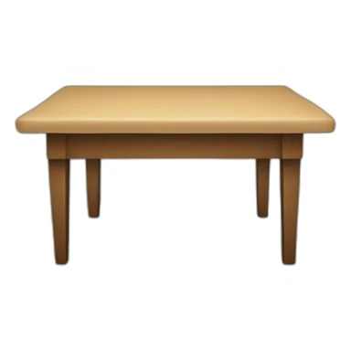 table with blue cloth sticker