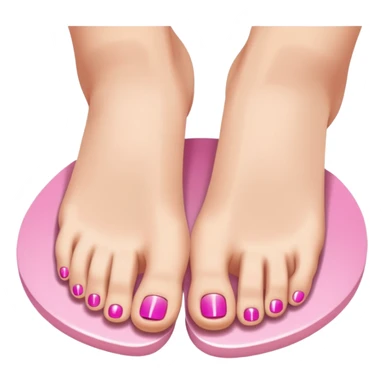 Pedicure sticker